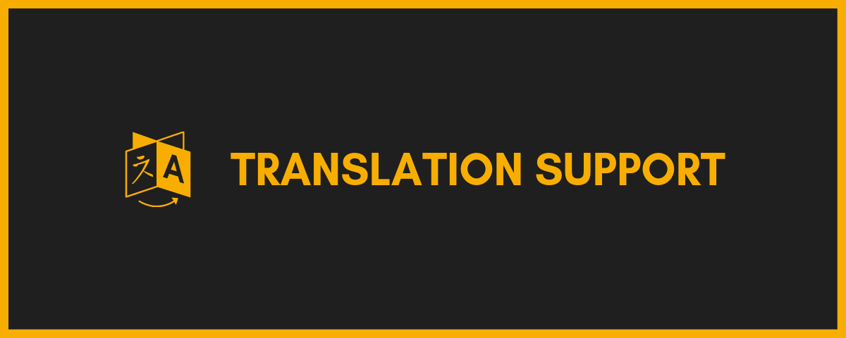 Translation support
